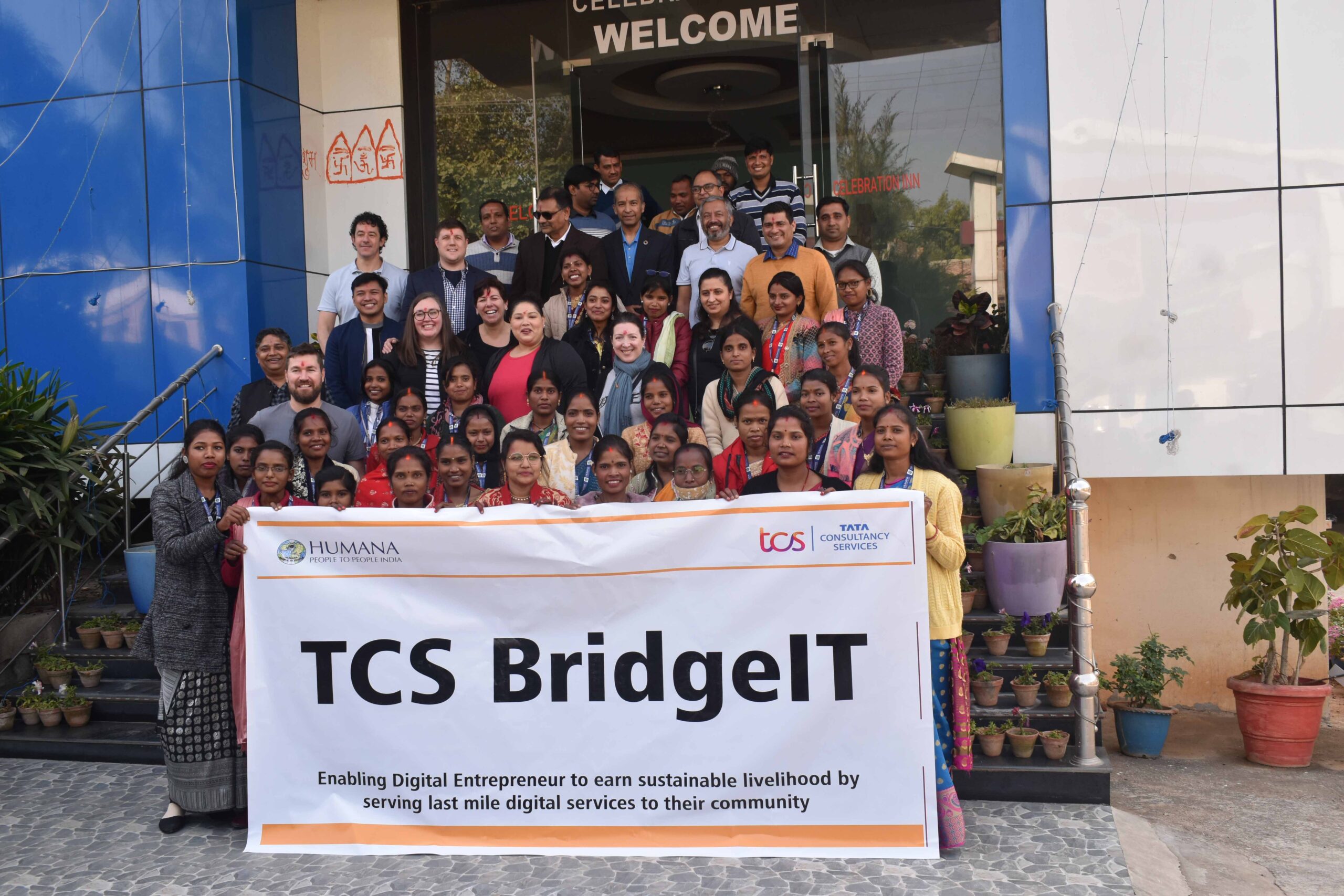 Global CSR Team of TCS visited BridgeIT digital entrepreneurs in Jharkhand