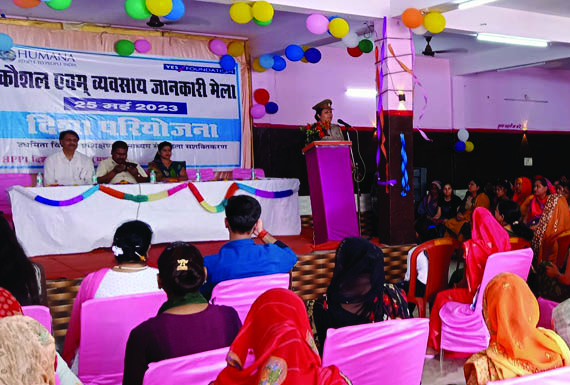 DISHA project Organised Skill and Business Information Fair in Mathura