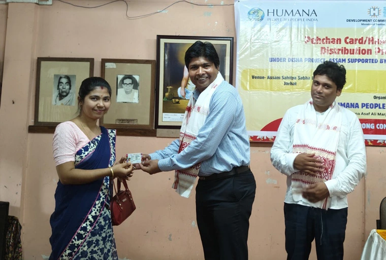 Artisan Card Distribution Event by DISHA Assam