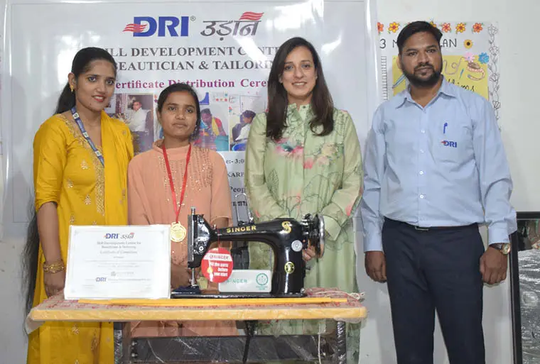 HPPI’s Skill Development Center for Beautician and Tailoring in Gurugram celebrated the accomplishments of 60 students at a Graduation Ceremony held on 25th October 2024, at the project office. Recognising the hard work of the students, each graduate received a certificate of achievement and the top three performers were awarded basic kits to support their start in sewing or beautician.