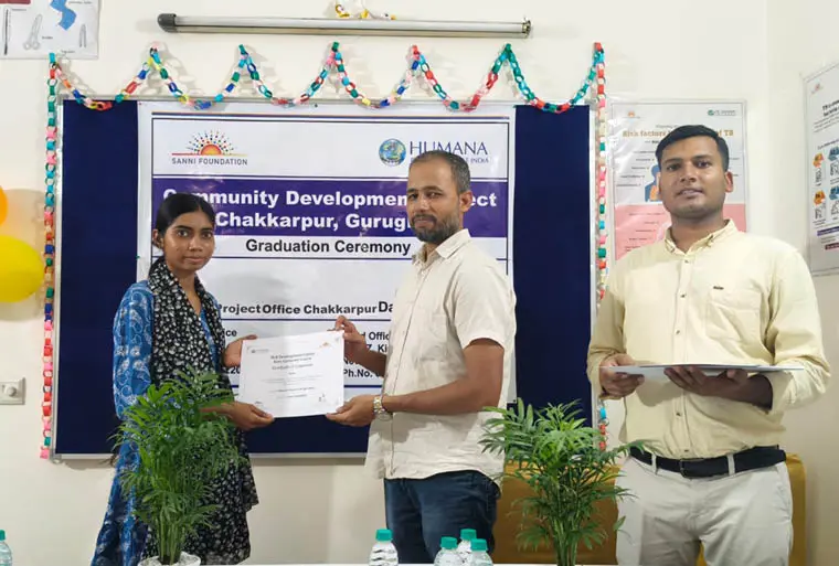 CDP Chakkarpur hosts Graduation Ceremony