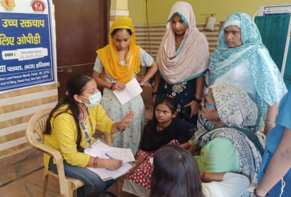HPPI’s Project Niramaya Palwal, conducted two General Health Check-up Camps (OPDs) on 18 and 19 June 2026 in Amroli and Alawalpur (Basantgarh) villages, strengthening access to quality healthcare for rural communities.

The camps focused on the prevention, early detection, and management of diabetes, hypertension, tuberculosis (TB), mental health conditions, and other common health concerns. A team of healthcare professionals, Health Accelerators, a nutritionist, and community health workers worked together to provide comprehensive medical services and health education.