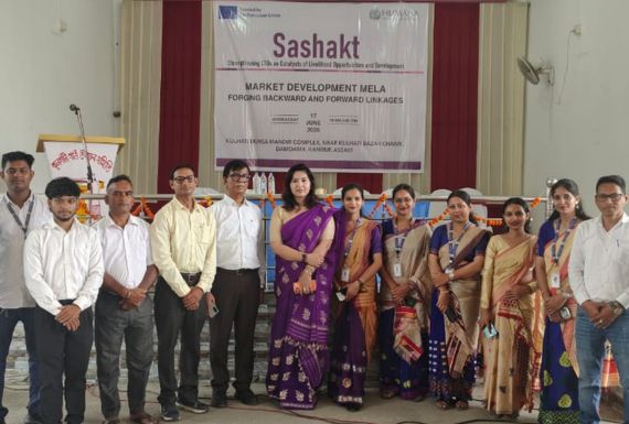 Direct Market linkage can transform livelihoods, turning traditional skills into pathways for economic independence. 

Project Sashakt organised three Handloom Market development Melas at Chirang, Kamrup, and Dhubri districts of Assam during June 2026. The events created direct market opportunities for women-led handloom cooperative societies while promoting Assam's rich textile heritage and strengthening sustainable livelihoods.